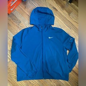 Nike Impossibly Light Women's Hooded Running Jacket Size Large Blue DH1990 010